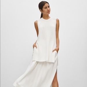 Aritzia Wilfred Palmier Sleeveless sweater Birch/c
